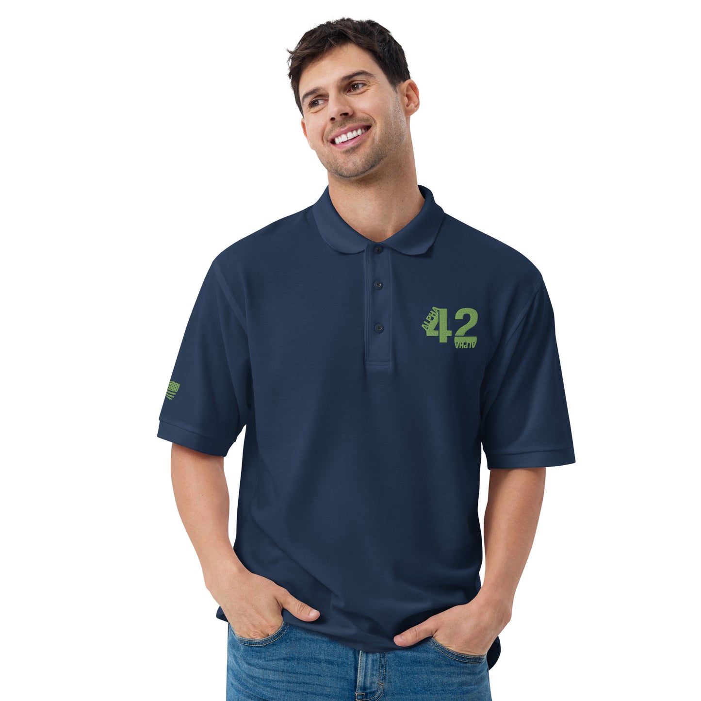 A42A - Men's Premium Polo