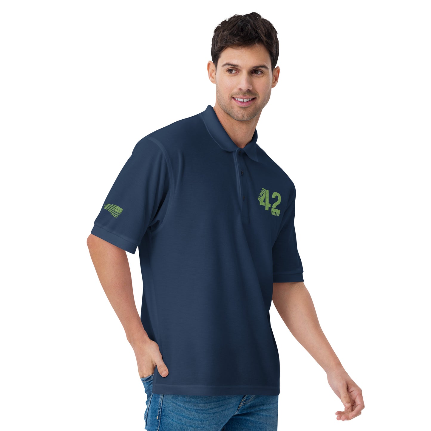 A42A - Men's Premium Polo