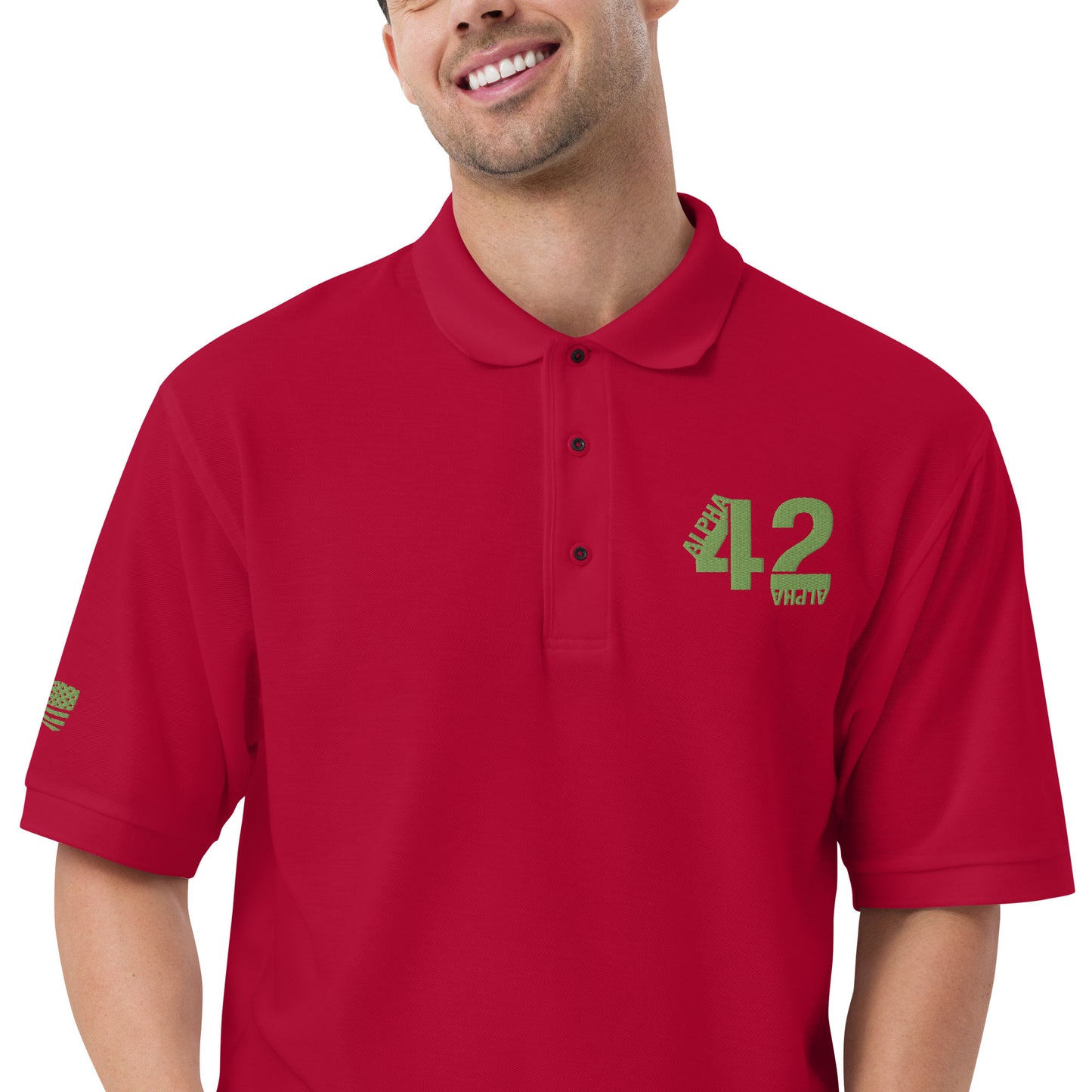 A42A - Men's Premium Polo