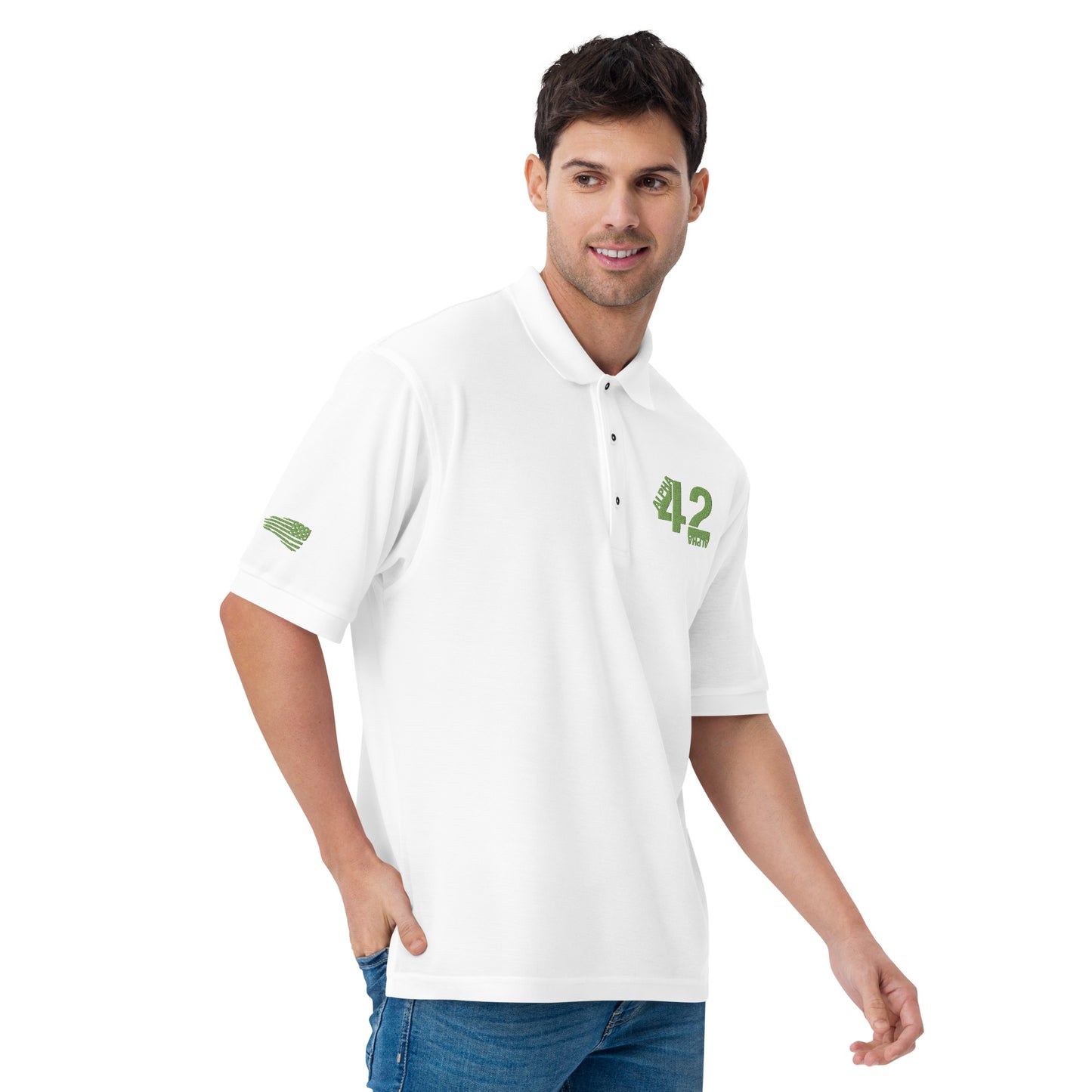 A42A - Men's Premium Polo